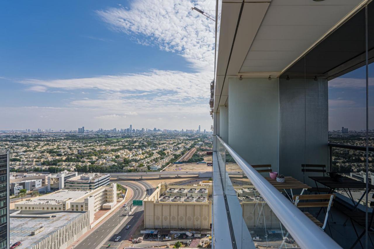 Higuests - Modern Studio With Incredible City Skyline View Dubai Exterior photo